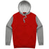 House of Uniforms The Monash Hoodie | Plus | Mens Aussie Pacific Red/Grey
