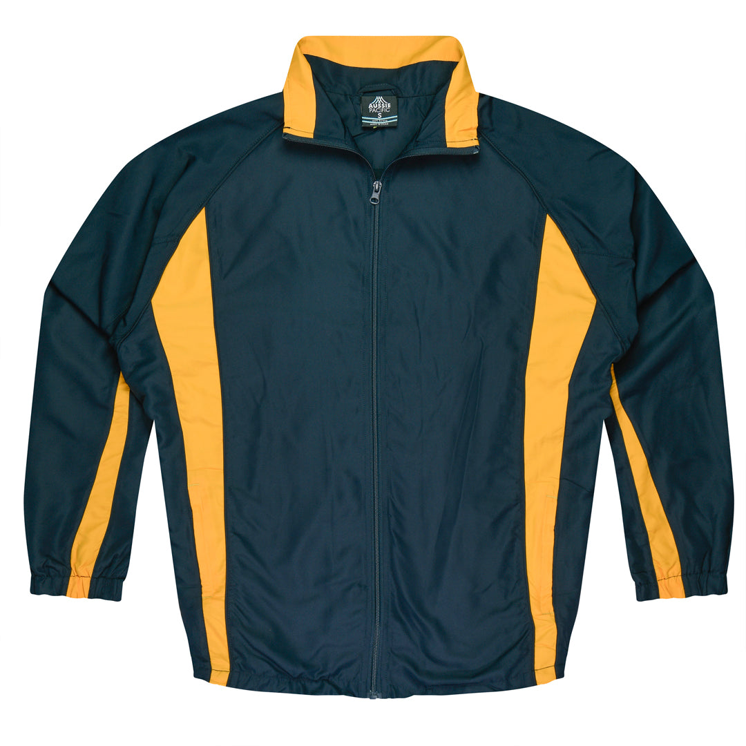 House of Uniforms The Eureka Track Top | Mens Aussie Pacific Navy/Gold