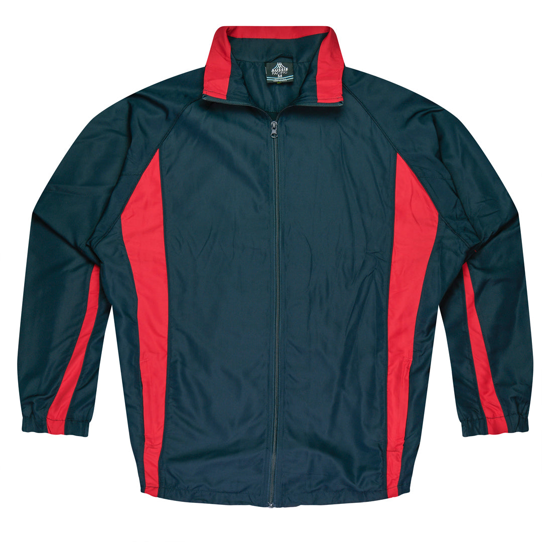 House of Uniforms The Eureka Track Top | Mens Aussie Pacific Navy/Red