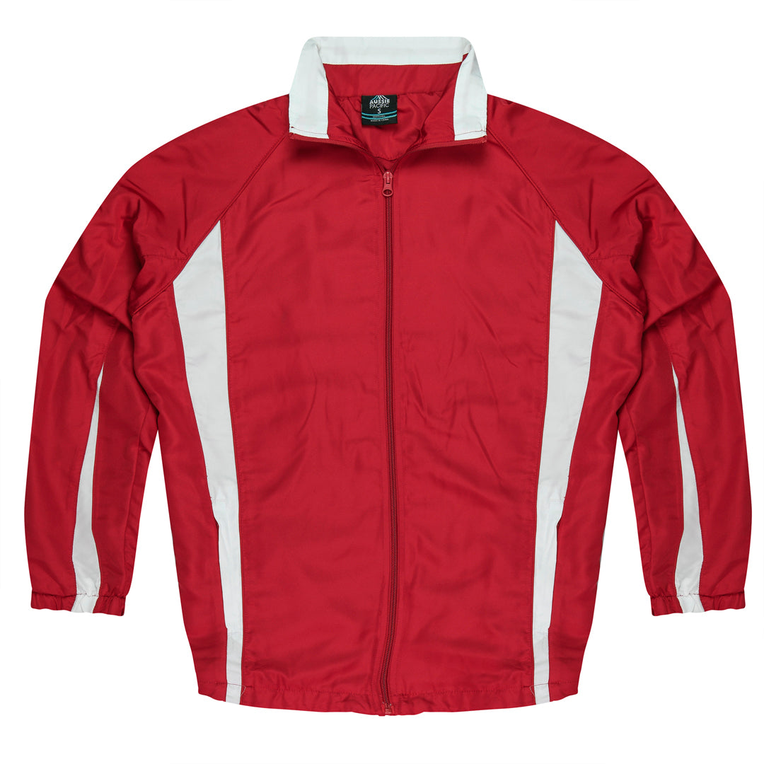 House of Uniforms The Eureka Track Top | Mens Aussie Pacific Red/White