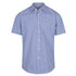 House of Uniforms The Westgarth Shirt | Mens | Short Sleeve | Classic Plus Gloweave Navy