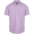 House of Uniforms The Westgarth Shirt | Mens | Short Sleeve | Classic Plus Gloweave Lilac