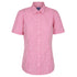 House of Uniforms The Westgarth Shirt | Ladies | Short Sleeve | Classic Plus Gloweave Crimson