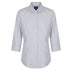 House of Uniforms The Westgarth Shirt | Ladies | 3/4 Sleeve | Classic Fit Gloweave Grey