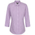 House of Uniforms The Westgarth Shirt | Ladies | 3/4 Sleeve | Classic Fit Gloweave Lilac