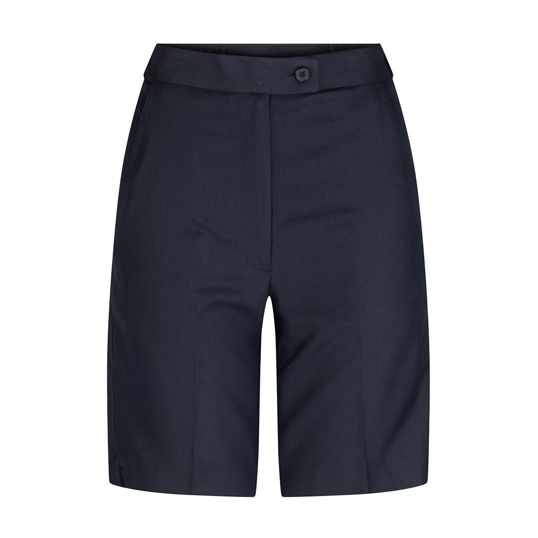 House of Uniforms The Flex Waist Short | Ladies | Poly Viscose LSJ Collection Navy