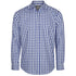 House of Uniforms The Degraves Oxford Check Shirt | Mens | Long Sleeve Gloweave Navy