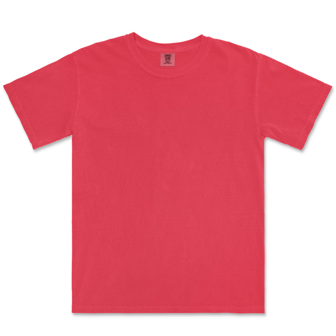 House of Uniforms The Heavyweight Tee | Short Sleeve | Unisex Comfort Colors Paprika
