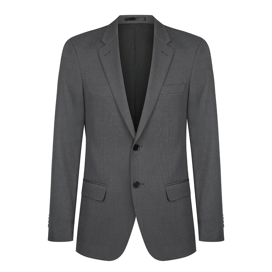 House of Uniforms The Elliot 2 Button Jacket | Mens Gloweave Charcoal