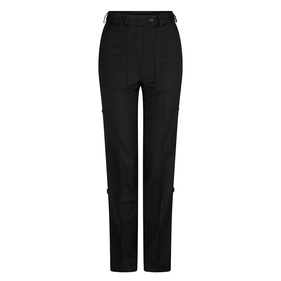 House of Uniforms The Multipocket Pant | Ladies | Mechanical Stretch LSJ Collection Black