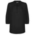 House of Uniforms The Piper Top | Ladies | 3/4 Sleeve Gloweave Black