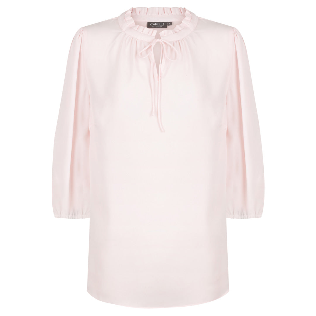 House of Uniforms The Piper Top | Ladies | 3/4 Sleeve Gloweave Blush