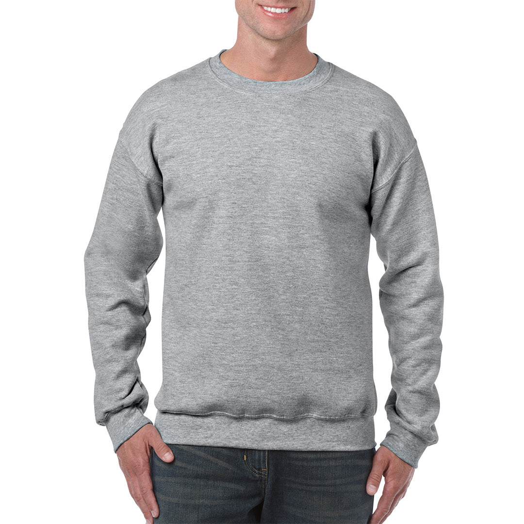 The Heavy Blend Crewneck Sweatshirt | Adults | Sport Grey