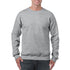 House of Uniforms The Heavy Blend Crewneck Sweatshirt | Adults Gildan Grey Marle