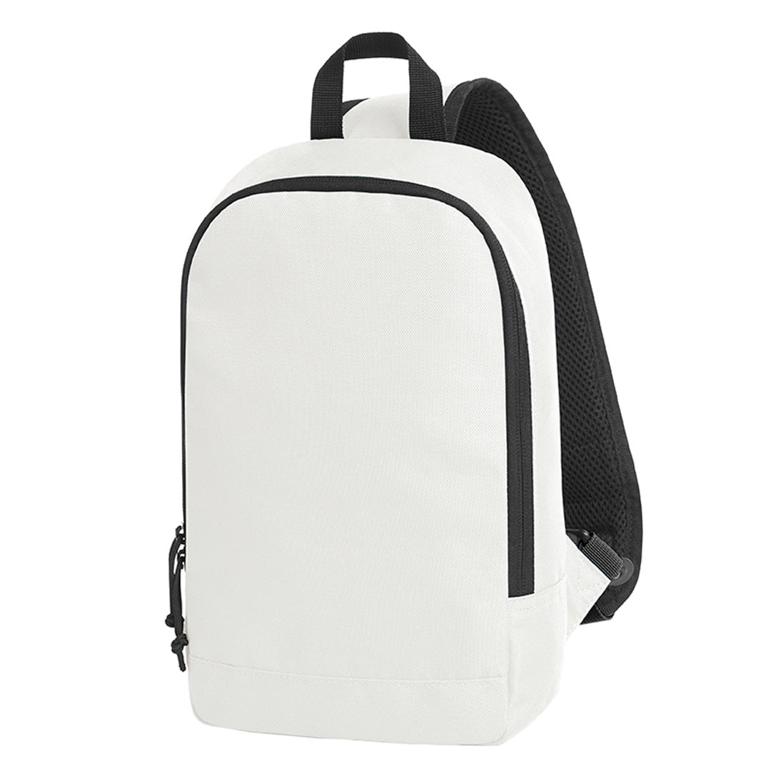 House of Uniforms The Trend Mono Strap Backpack | Pack of 50 Halfar White