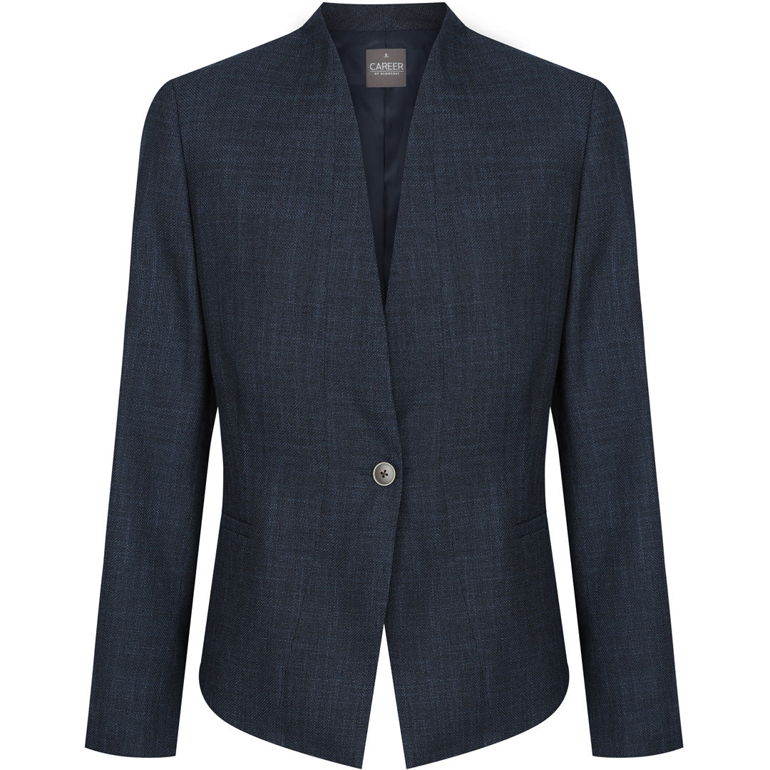 House of Uniforms The Claremont Jacket | Ladies Gloweave Steel Blue