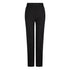 House of Uniforms The Flex Waist Straight Leg Pant | Ladies | Wool LSJ Collection Black