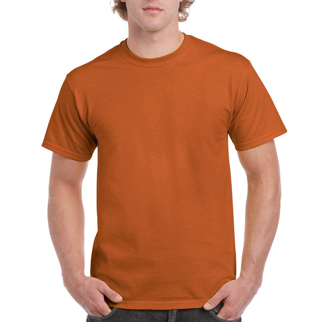 House of Uniforms The Ultra Cotton Tee | Adults Gildan Orange