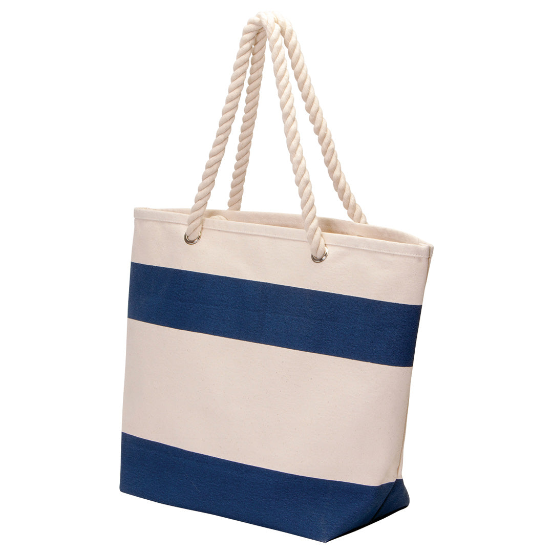 House of Uniforms The Soho Cotton Canvas Tote Legend Navy/Natural