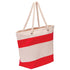 House of Uniforms The Soho Cotton Canvas Tote Legend Red/Natural