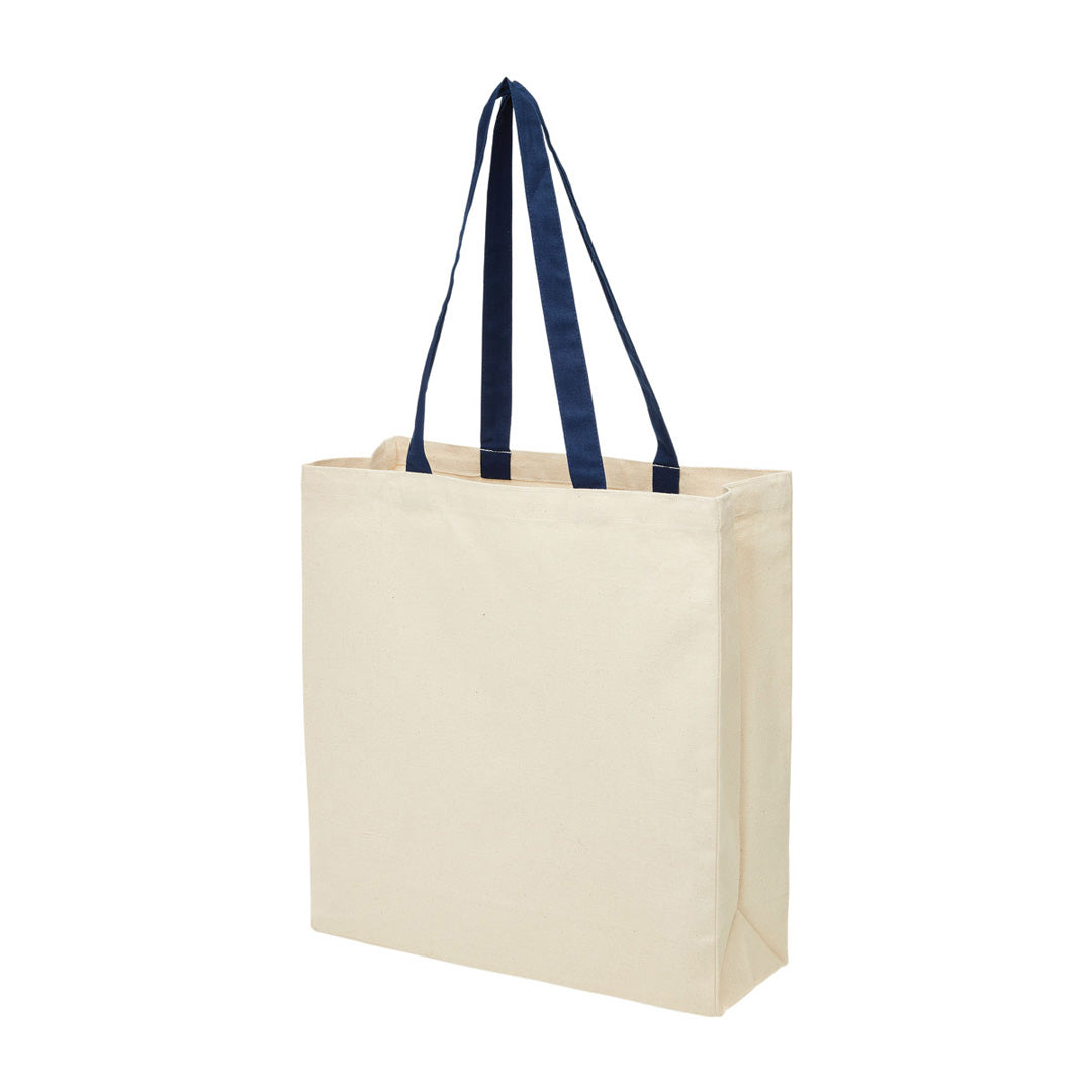 The Heavy Duty Canvas Tote | Navy/Natural