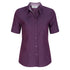 House of Uniforms The End on End Shirt | Ladies | Short Sleeve LSJ Collection Plum