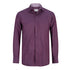 House of Uniforms The End on End Shirt | Mens | Long Sleeve | Classic Fit LSJ Collection Plum