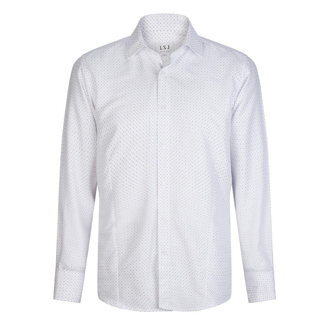 House of Uniforms The Flinders Shirt | Mens | Long Sleeve LSJ Collection White