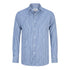 House of Uniforms The Gingham Check Shirt | Mens | Long Sleeve | Classic Fit LSJ Collection Blue