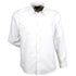 House of Uniforms The Empire Shirt | Mens | Long Sleeve Stencil White/White