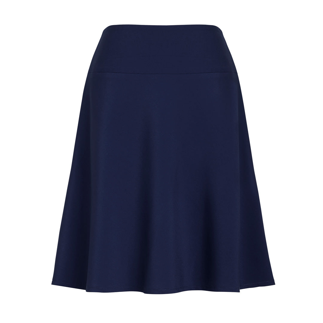 House of Uniforms The Siena Flared Skirt | Ladies Biz Corporates Marine Blue