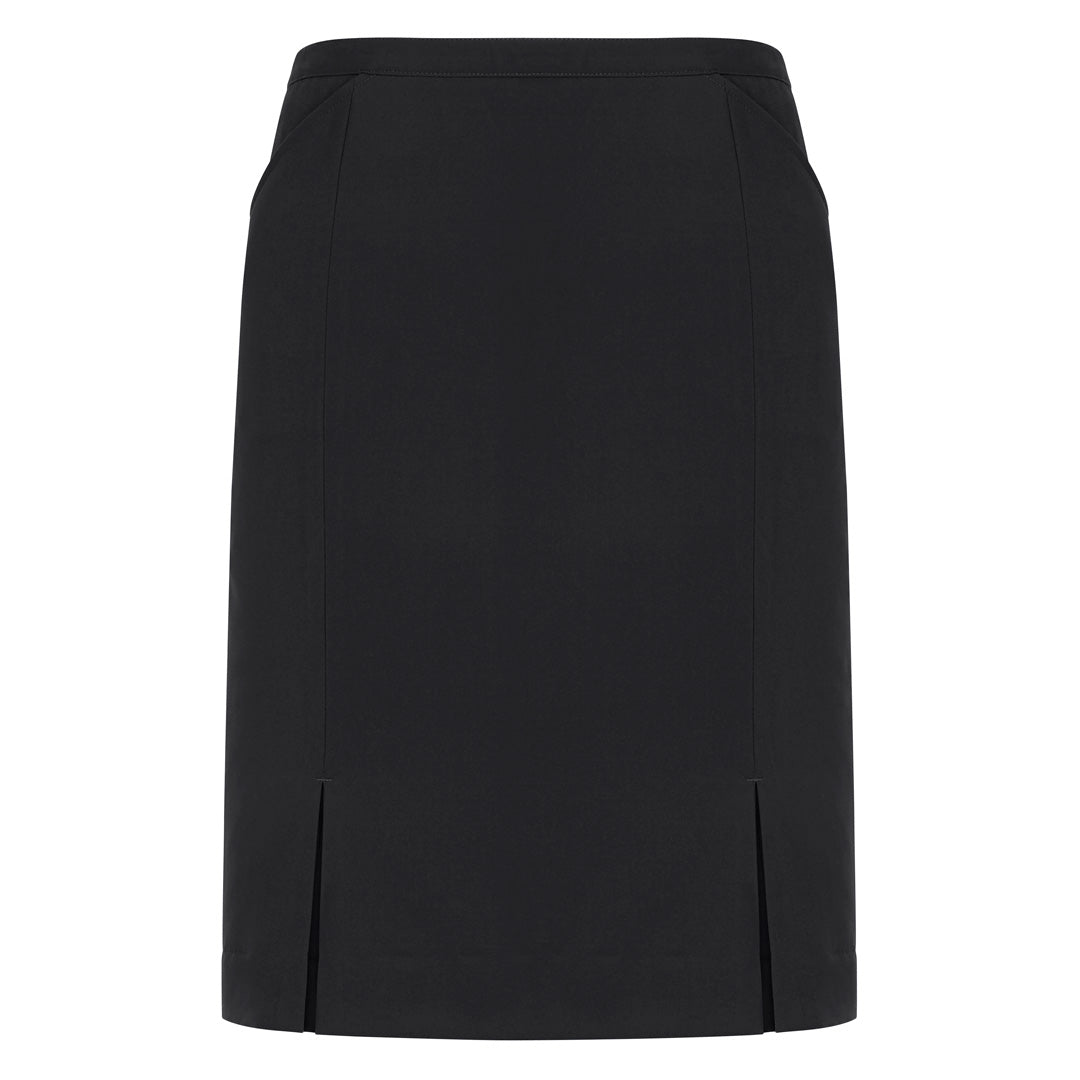 House of Uniforms The Siena Pleat Skirt | Ladies Biz Corporates Slate