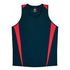 House of Uniforms The Eureka Singlet | Ladies Aussie Pacific Navy/Red