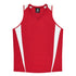 House of Uniforms The Eureka Singlet | Ladies Aussie Pacific Red/White