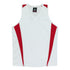 House of Uniforms The Eureka Singlet | Ladies Aussie Pacific White/Red