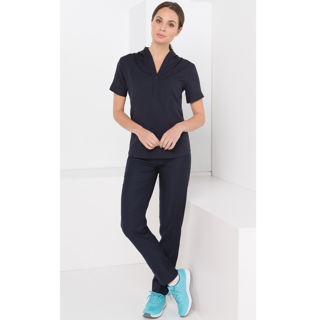House of Uniforms The Slim Leg Low Rise Pant | Ladies | Poly Viscose LSJ Collection 