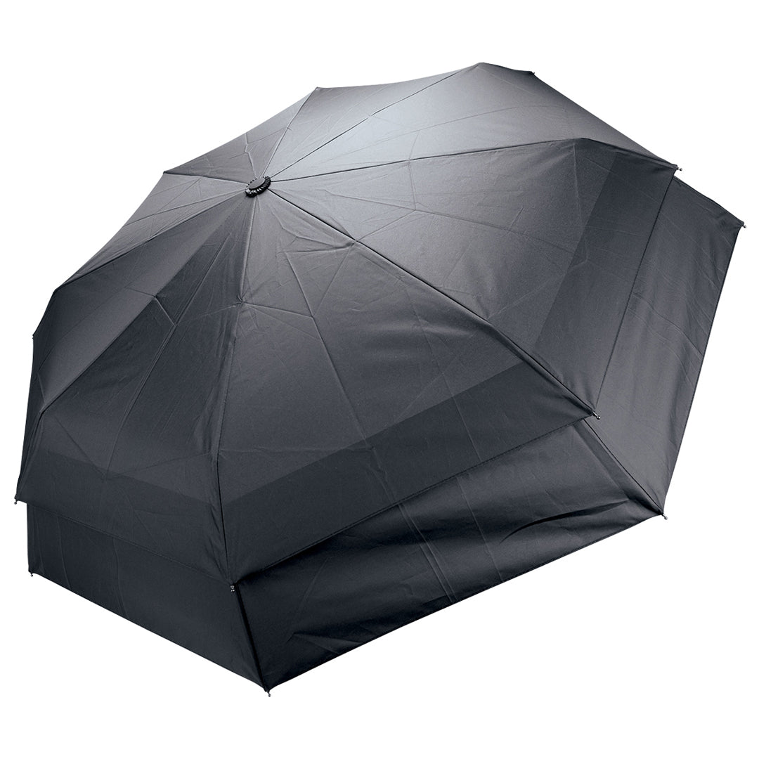 House of Uniforms The Umbra Ultimate Compact Umbrella Legend Black