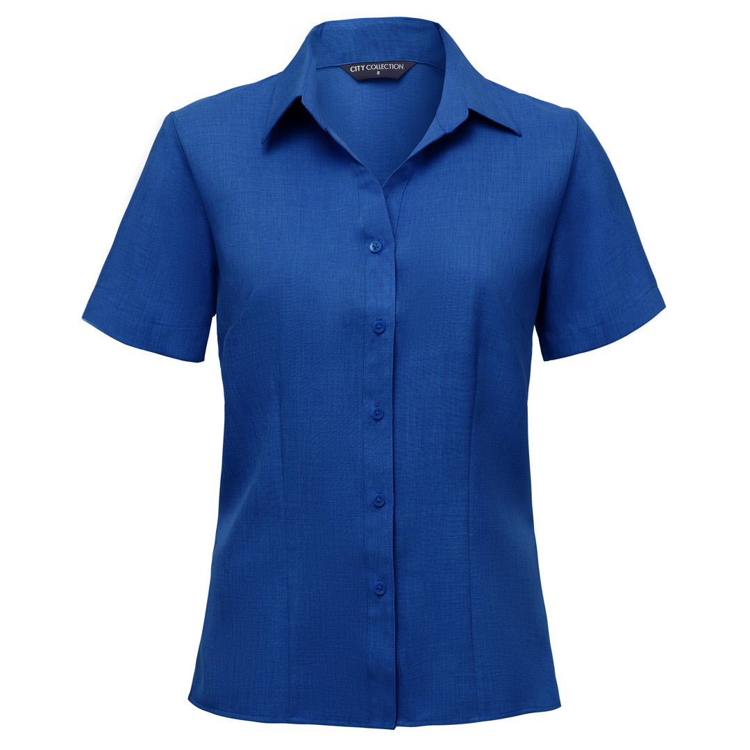 House of Uniforms The Ezylin Shirt | Ladies | Short Sleeve City Collection Royal