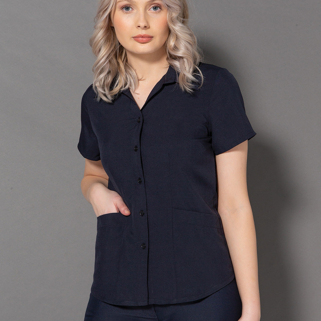 House of Uniforms The Stretch Freedom Shirt | Ladies | Short Sleeve LSJ Collection 