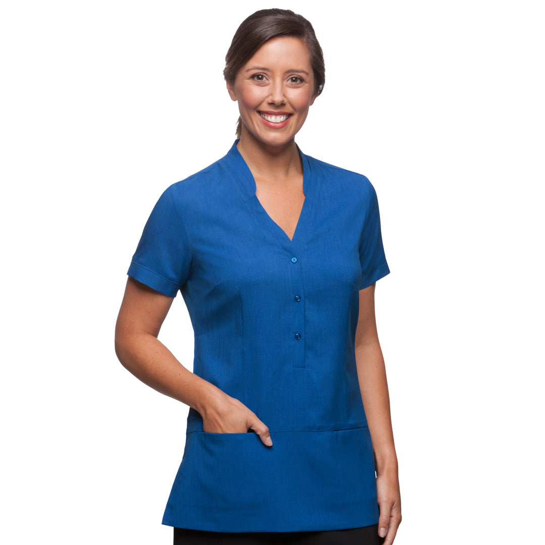 House of Uniforms The Ezylin | Ladies | Short Sleeve | Tunic City Collection Royal