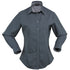 House of Uniforms The Inspire Shirt | Ladies | Long Sleeve Stencil Charcoal