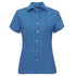House of Uniforms The Spot Shirt | Ladies | Short Sleeve City Collection Mid Blue