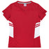 House of Uniforms The Tasman Tee | Ladies | Short Sleeve | Mixed Base Aussie Pacific Red/White