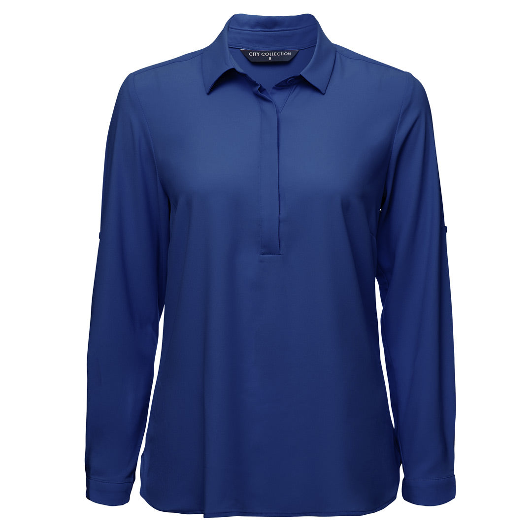 House of Uniforms The Meghan Shirt | Ladies | Long Sleeve City Collection Royal