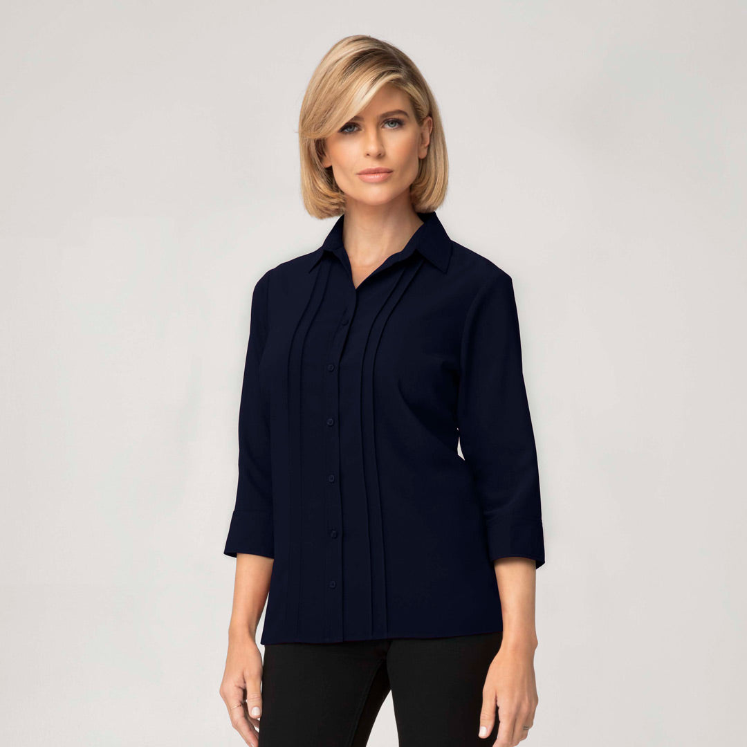 House of Uniforms The Sophia Blouse | Ladies City Collection Navy