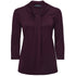House of Uniforms The Pippa Knit Top | Ladies | 3/4 Sleeve City Collection Grape