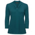 House of Uniforms The Pippa Knit Top | Ladies | 3/4 Sleeve City Collection Jade