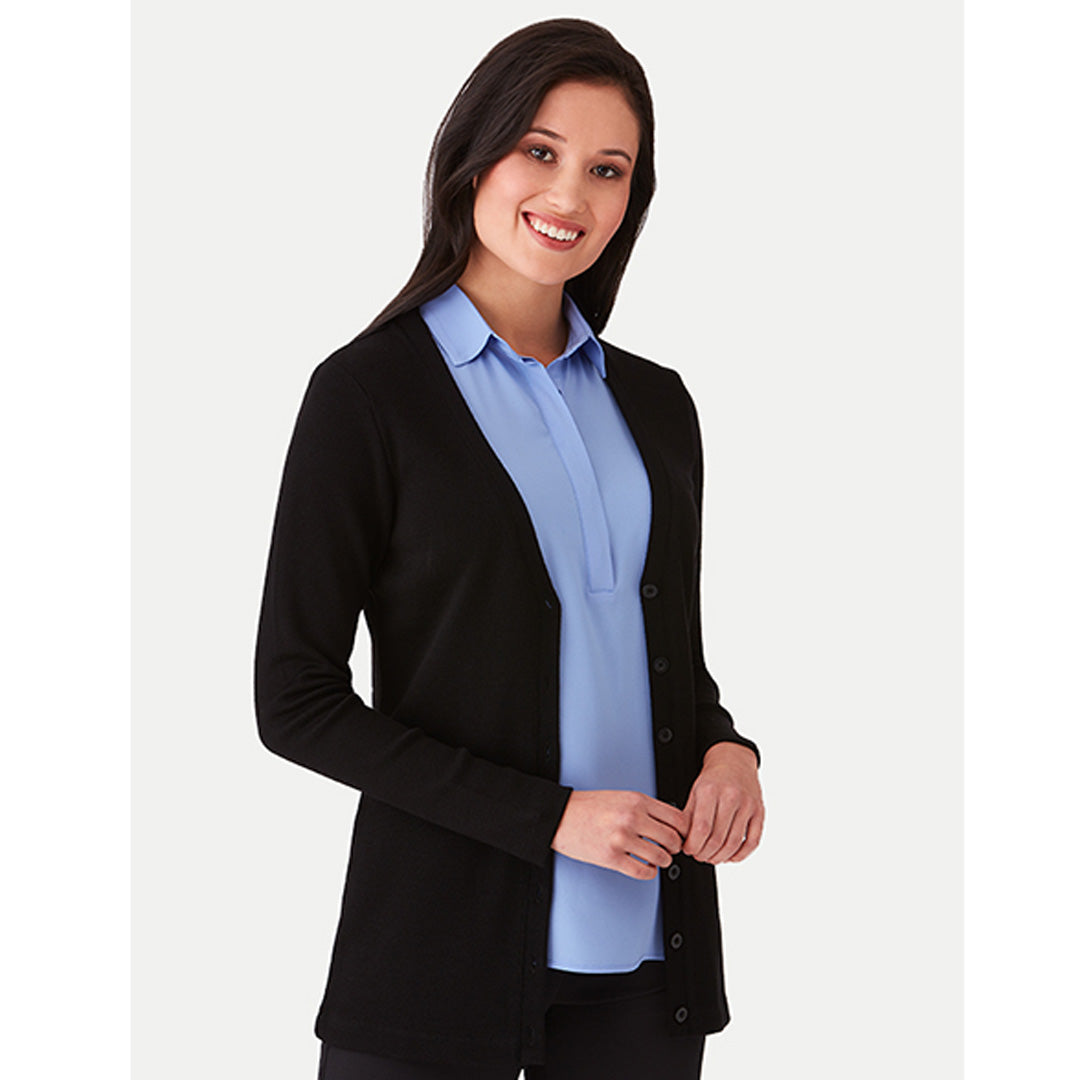 House of Uniforms The City Overknit Cardigan | Ladies City Collection Black