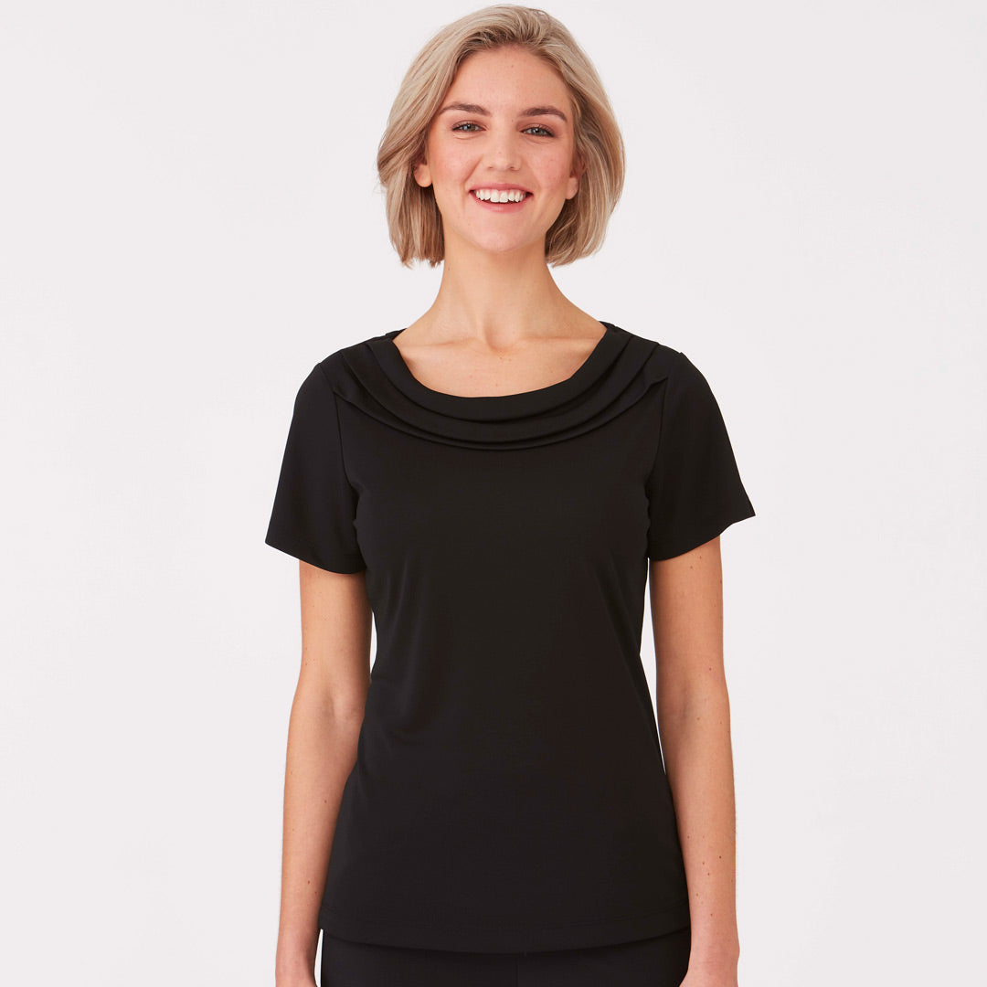 House of Uniforms The Eva Knit Top | Ladies | Short Sleeve City Collection 