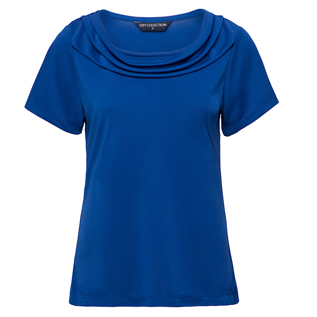 House of Uniforms The Eva Knit Top | Ladies | Short Sleeve City Collection Royal